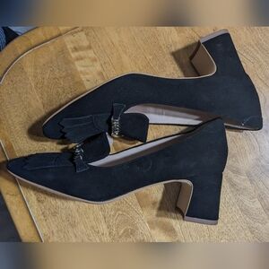 Kate Spade black shoes heeled mules, size US 7B